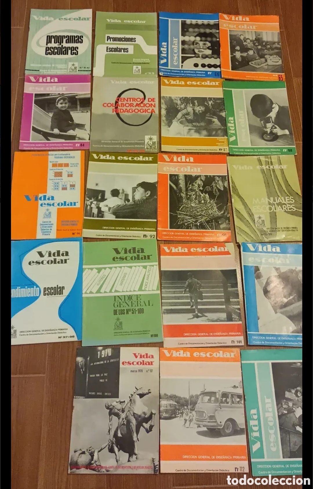 Coleccionismo de revistas y peri&oacute;dicos: Lote 19 revistas Vida Escolar a&ntilde;os 60