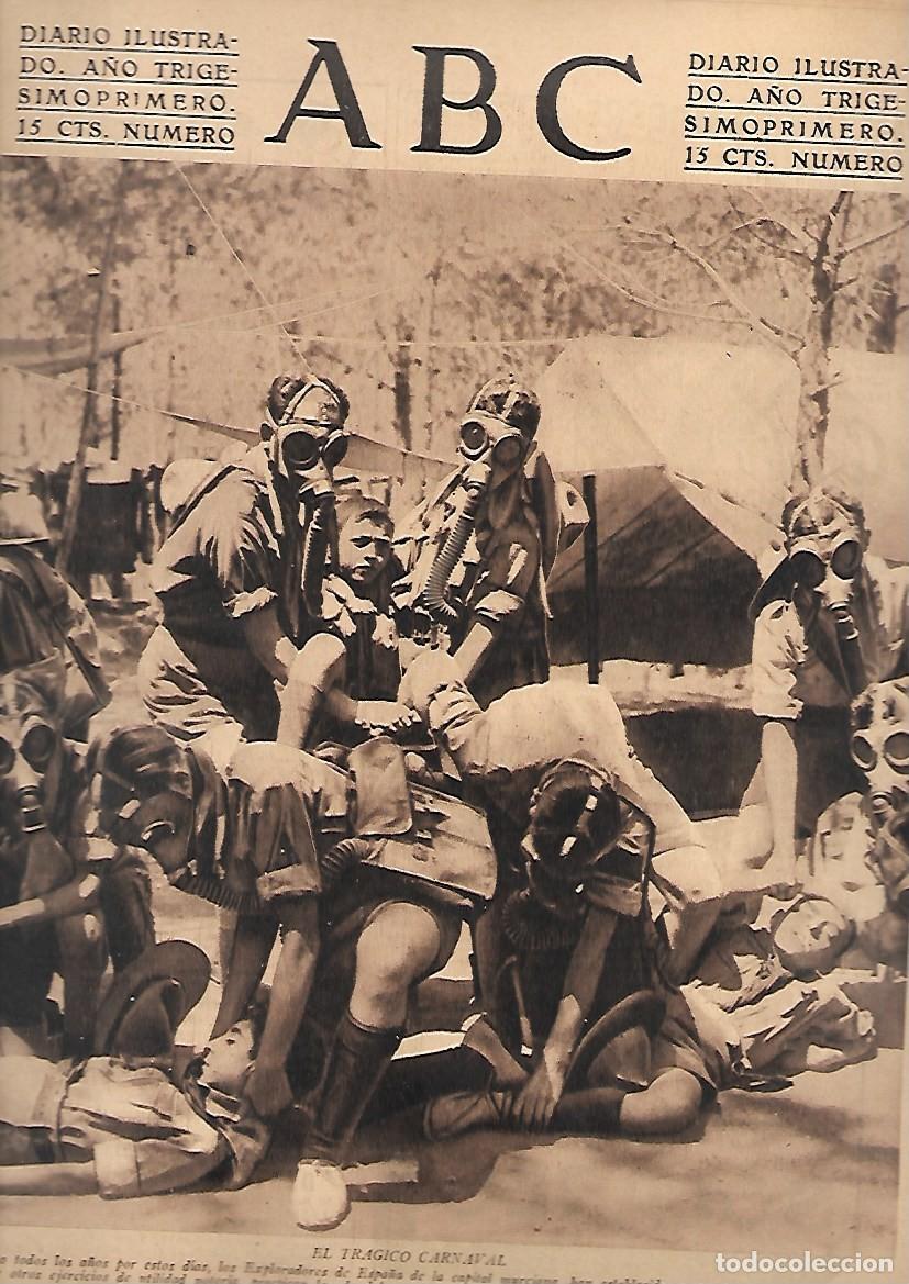 Coleccionismo de Revistas y Peri&oacute;dicos: PERIODICO ABC MADRID-SEVILLA 27 DE JULIO DE 1935 N&ordm;10039 EL TRAGICO CARNAVAL.A-ABC-0351 ,2