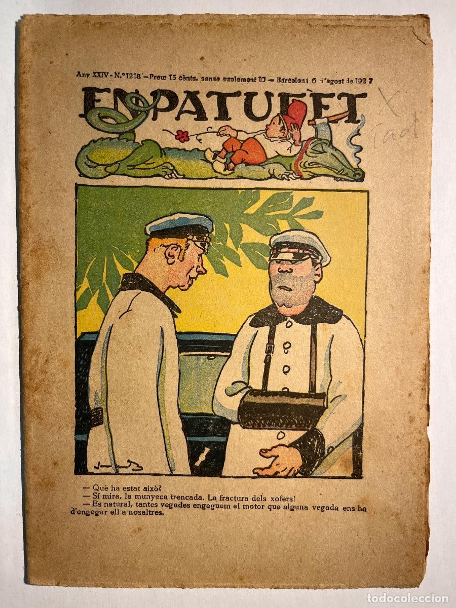 Coleccionismo de Revistas y Peri&oacute;dicos: REVISTA. En Patufet. Num 1218. Agost 1927. Gegants de Sant Gervasi i Olot.