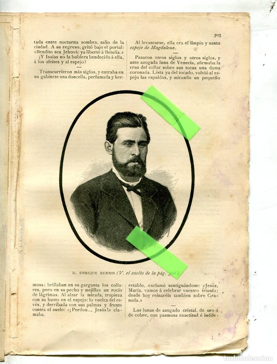 Collezionismo di Riviste e Giornali: REVISTA A&Ntilde;O 1888 ENRIQUE BERNIS VERNIS MOLINS DE REI REY LLUISOS DE CASTELLTER&Ccedil;OL TALAMANCA ORIHUELA