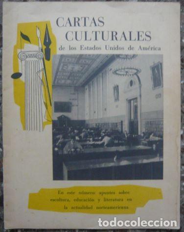 Coleccionismo de Revistas y Peri&oacute;dicos: CARTAS CULTURALES de los Estados Unidos de America