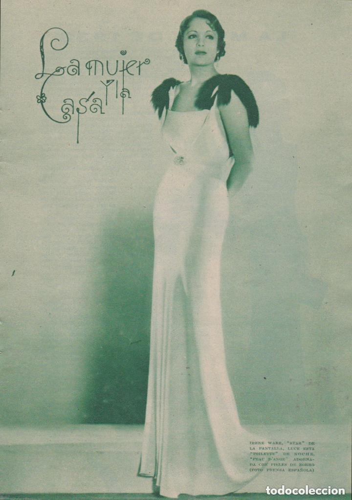 Coleccionismo de revistas y peri&oacute;dicos: * MODA FEMENINA * Irene Ware, moda de 1933 / Teresa Clemenceau - 1933