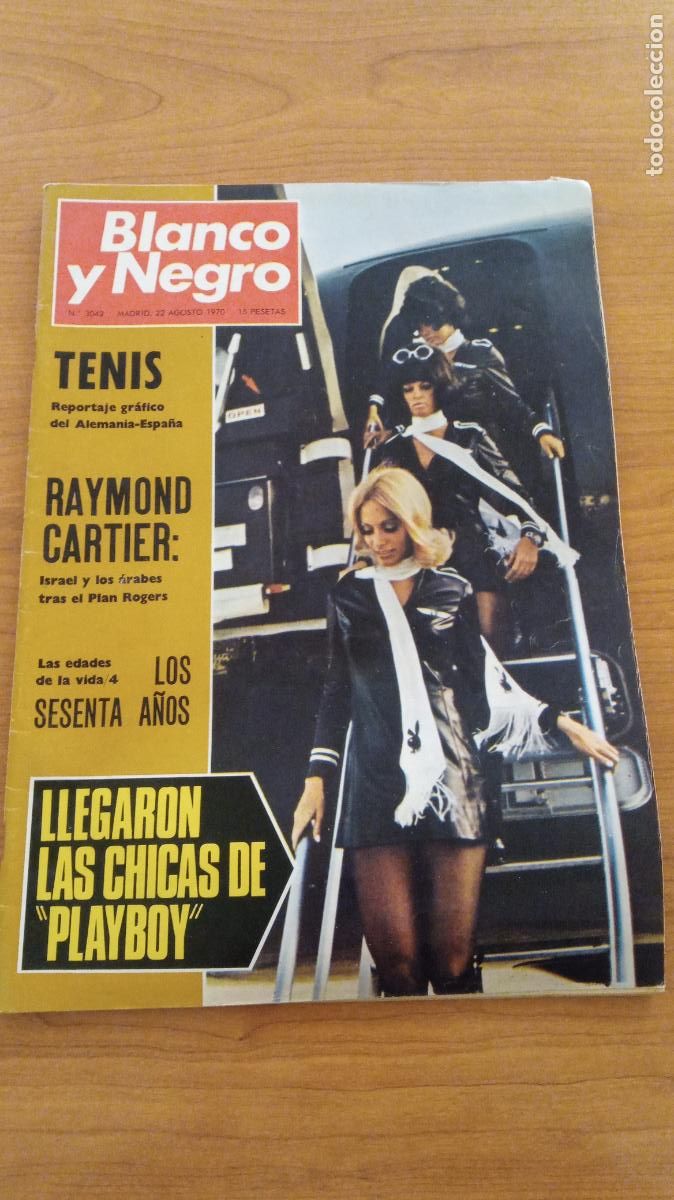 Coleccionismo de Revistas y Peri&oacute;dicos: REVISTA BLANCO Y NEGRO. 22 AGOSTO 1970. LLEGARO LAS CHICAS DE PLAYBOY