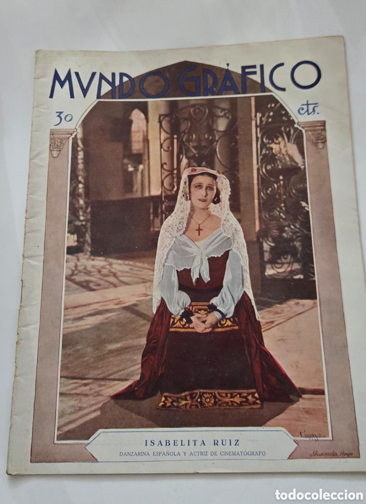 Coleccionismo de revistas y peri&oacute;dicos: Mundo gr&aacute;fico, revista antigua. A&ntilde;o 1926.N&uacute;m 740