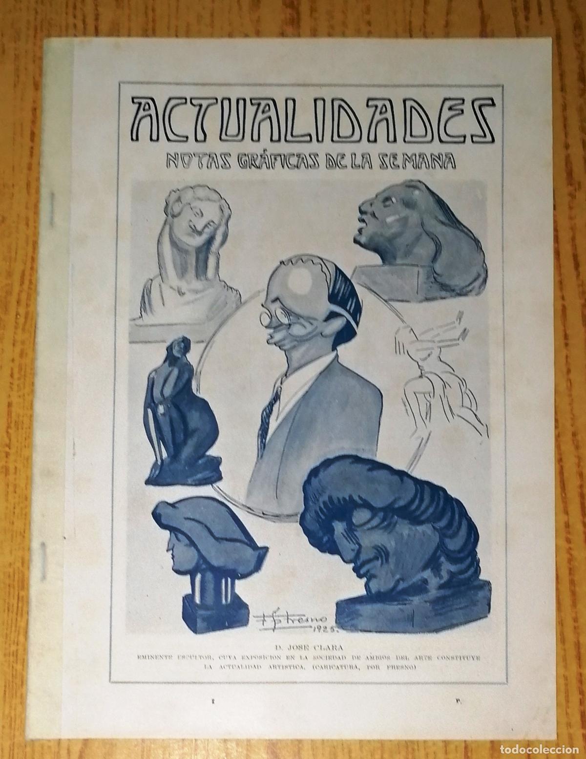 Colecionismo de Revistas e Jornais: ACTUALIDADES : Notas gr&aacute;ficas de la semana [SEPARATA de BLANCO Y NEGRO, diciembre 1925]