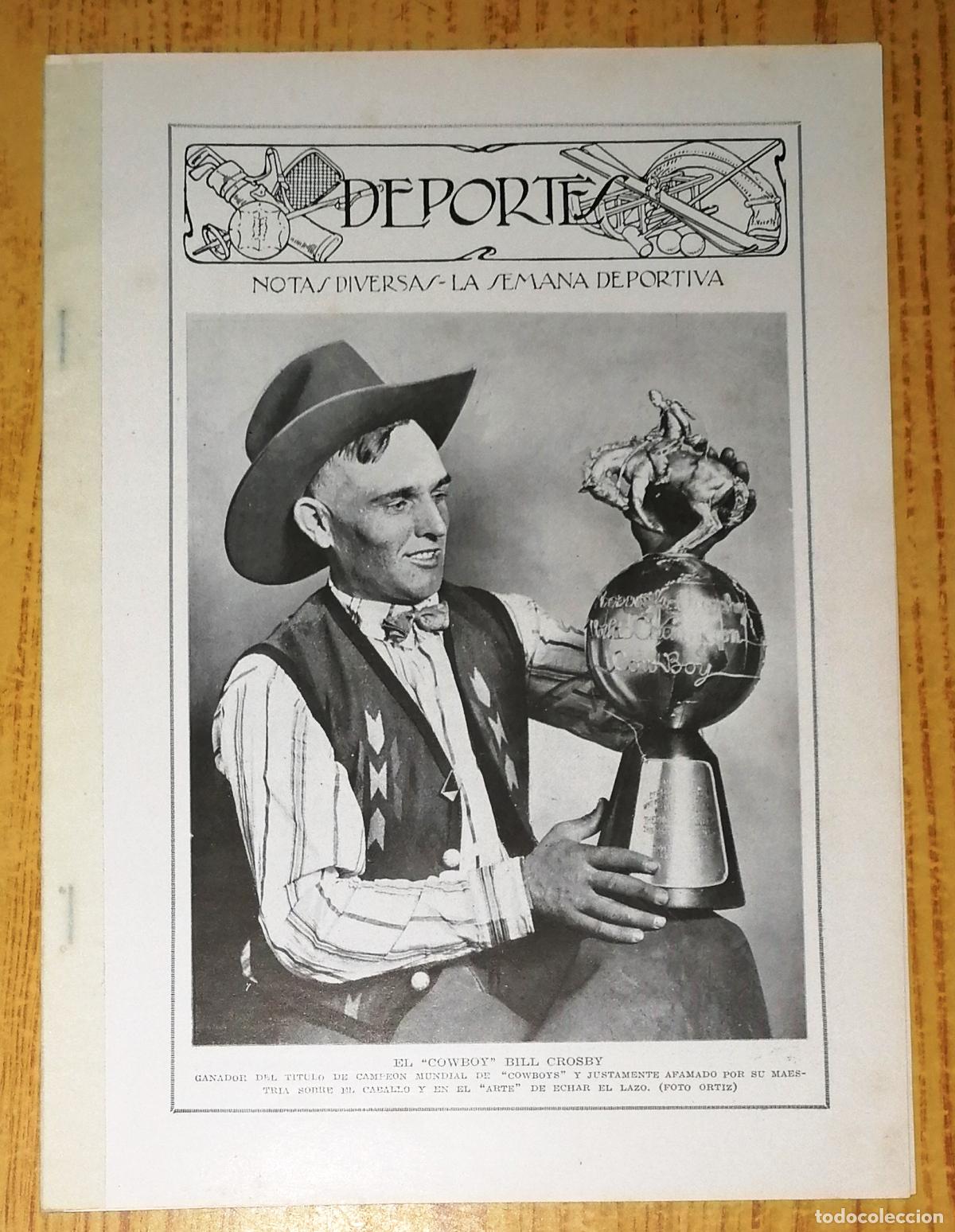 Colecionismo de Revistas e Jornais: DEPORTES : Notas diversas; La semana deportiva [SEPARATA de BLANCO Y NEGRO, diciembre 1925]