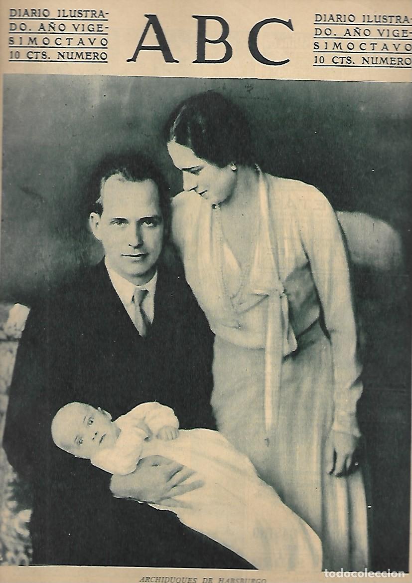 Coleccionismo de Revistas y Peri&oacute;dicos: PERIODICO ABC MADRID-SEVILLA 3 DE ENERO DE 1933 N&ordm;9247 ARCHIDUQUES DE HABSBURGO.A-ABC-0400