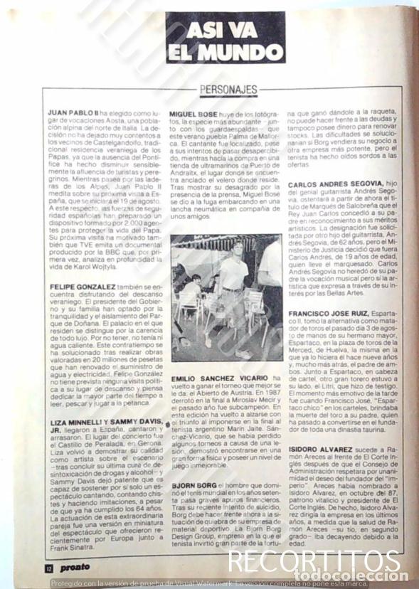 Coleccionismo de Revistas y Peri&oacute;dicos: MIGUEL BOSE LIZA MINNELLI