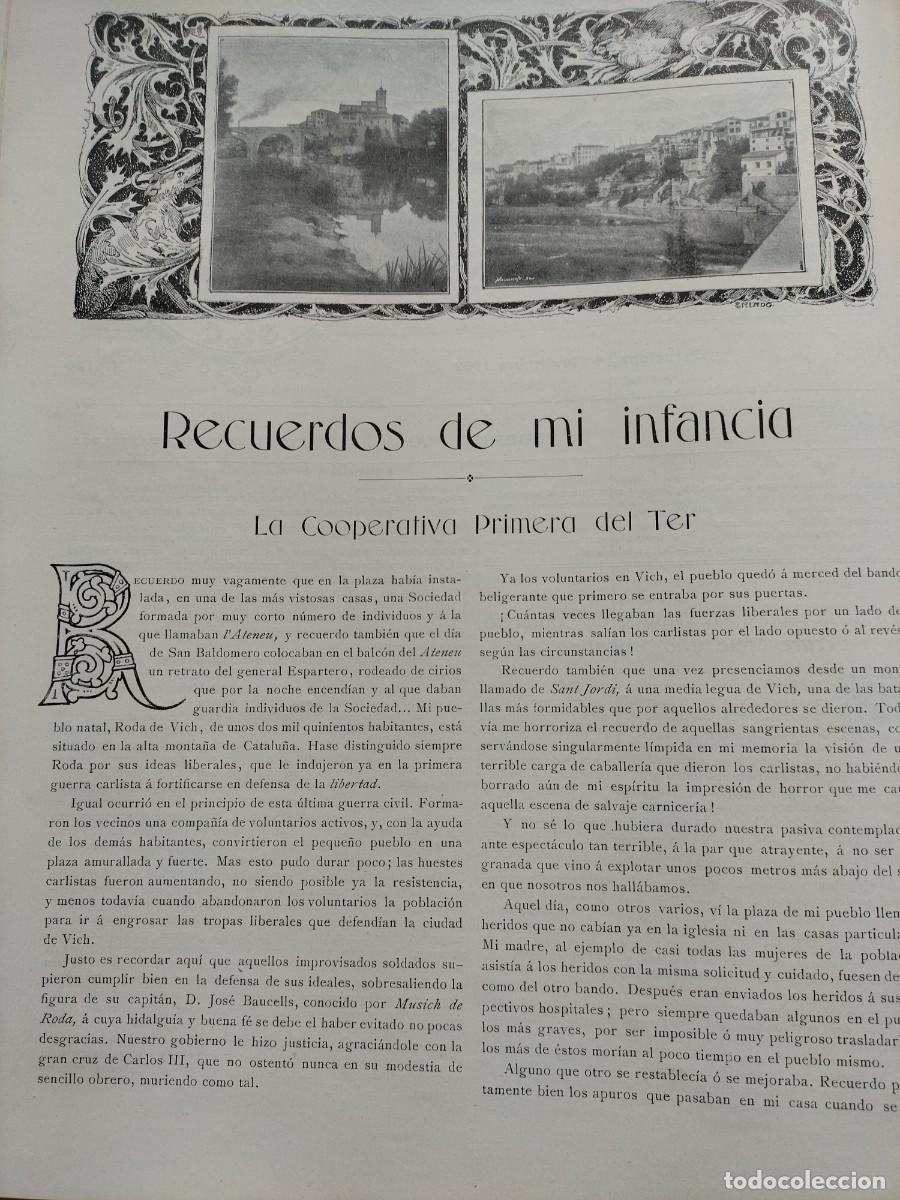 Coleccionismo de revistas y peri&oacute;dicos: RODA DE VICH COOPERATIVA PRIMERA DEL TER / ISLAS CANARIAS ESTUDIO SOCIAL ECONOMICO REVISTA A&Ntilde;O 1902