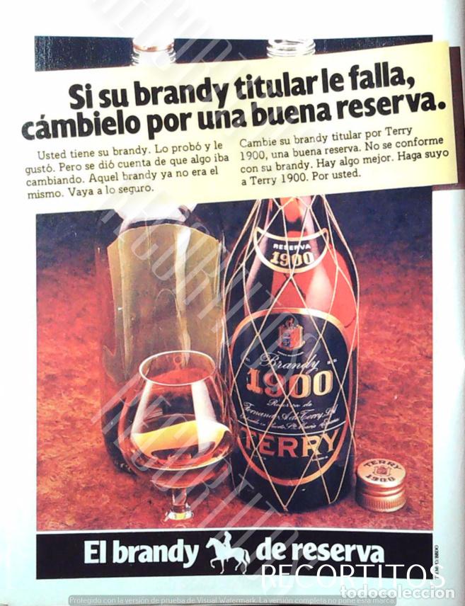 Coleccionismo de Revistas y Peri&oacute;dicos: terry 1900 brandy anuncio publicidad