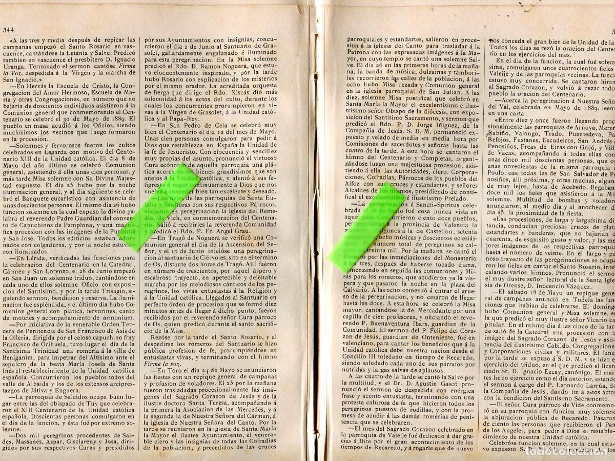 Coleccionismo de Revistas y Peri&oacute;dicos: REVISTA A&Ntilde;O 1890 LEGARDA SALCIDOS GRESOLET SAN PEDRO DE CELA TRAGO DE NOGUERA TORO VALEIJE VAL VIDE