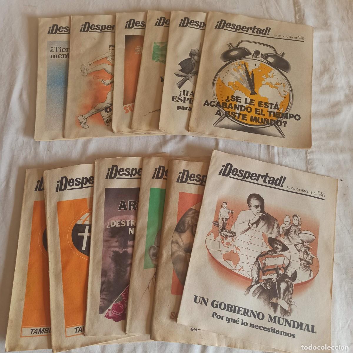 Coleccionismo de revistas y peri&oacute;dicos: Lote 12 revistas Despertad de 1984