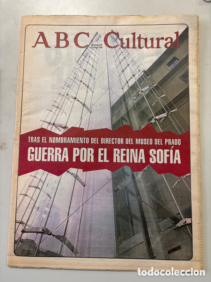 Coleccionismo de Revistas y Peri&oacute;dicos: ABC CULTURAL. GUERRA POR EL REINA SOF&Iacute;A. N&Uacute;M. 238. 24 DE MAYO 1996