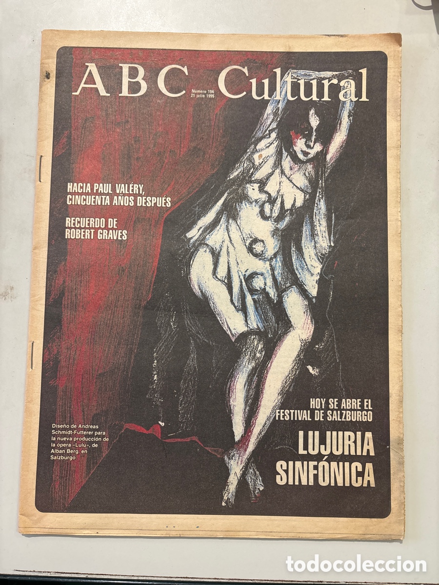 Coleccionismo de Revistas y Peri&oacute;dicos: ABC CULTURAL. FESTIVAL DE SALZBURGO, LUJURIA SINF&Oacute;NICA. N&Uacute;M. 194, 21 DE JULIO 1995.