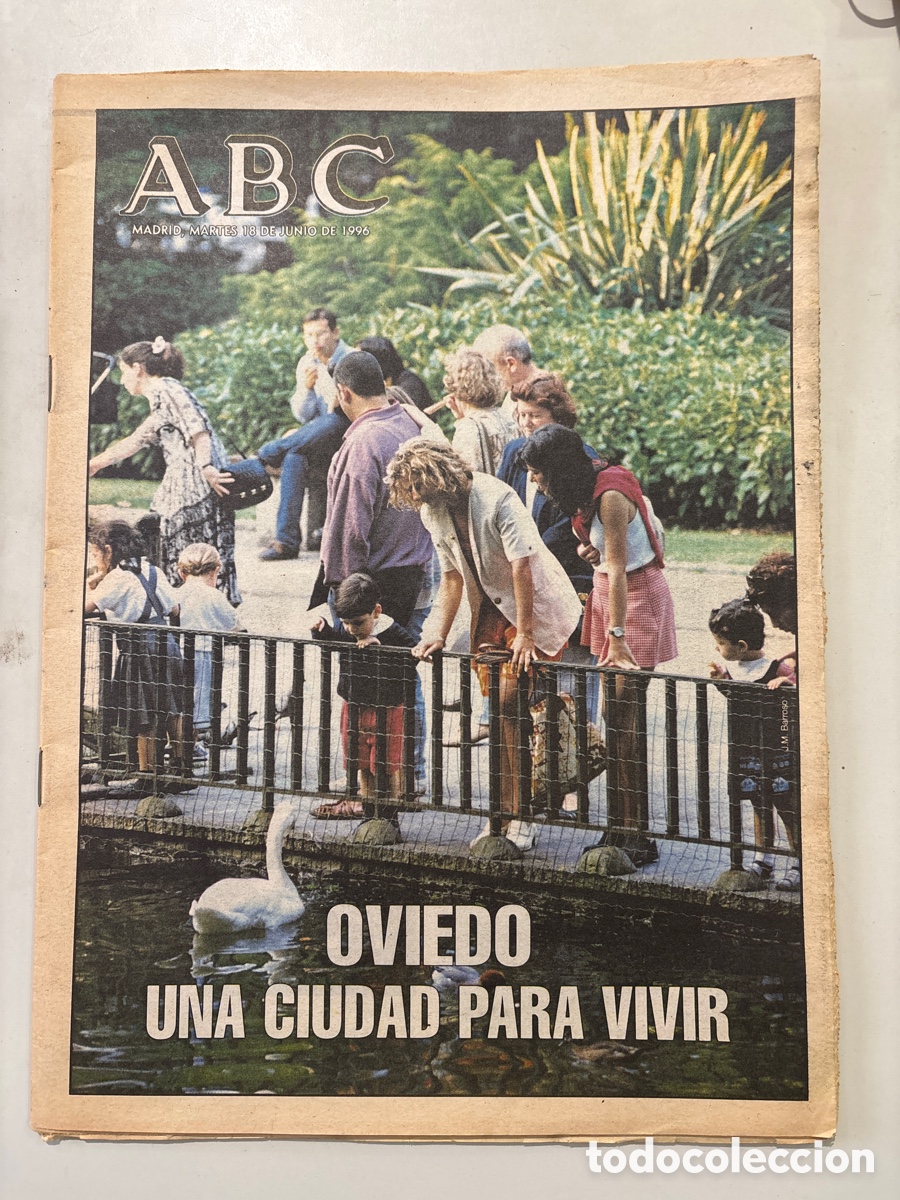Coleccionismo de Revistas y Peri&oacute;dicos: ABC. N&Uacute;M. ESPECIAL. MADRID, MARTES 18 JUNIO 1996. OVIEDO UNA CIUDAD PARA VIVIR.