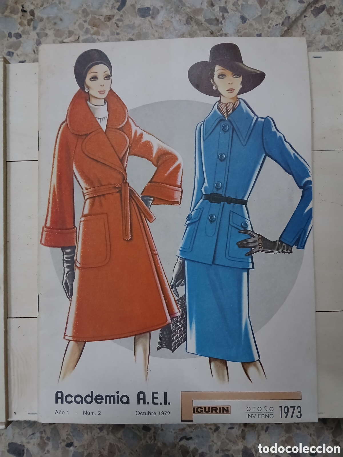 Coleccionismo de revistas y peri&oacute;dicos: Revista moda 1973 figurin