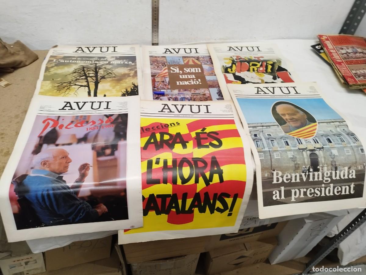 Coleccionismo de Revistas y Peri&oacute;dicos: Lote de 6 diarios, periodicos AVUI, Picasso. Son una nacio. N&ordm; 1353-1658-1539-461-348-1695.