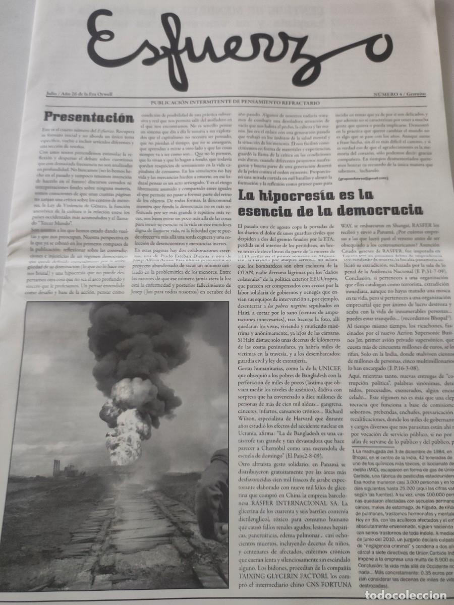 Collectionnisme de Revues et Journaux: Revista Esfuerzo. N&uacute;mero 4