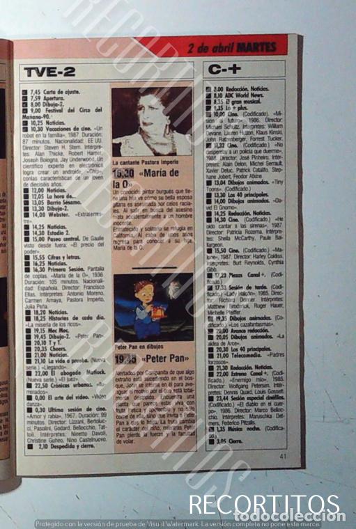 Coleccionismo de Revistas y Peri&oacute;dicos: PETER PAN ANIME NIPPON ANIMATION PASTORA IMPERIO