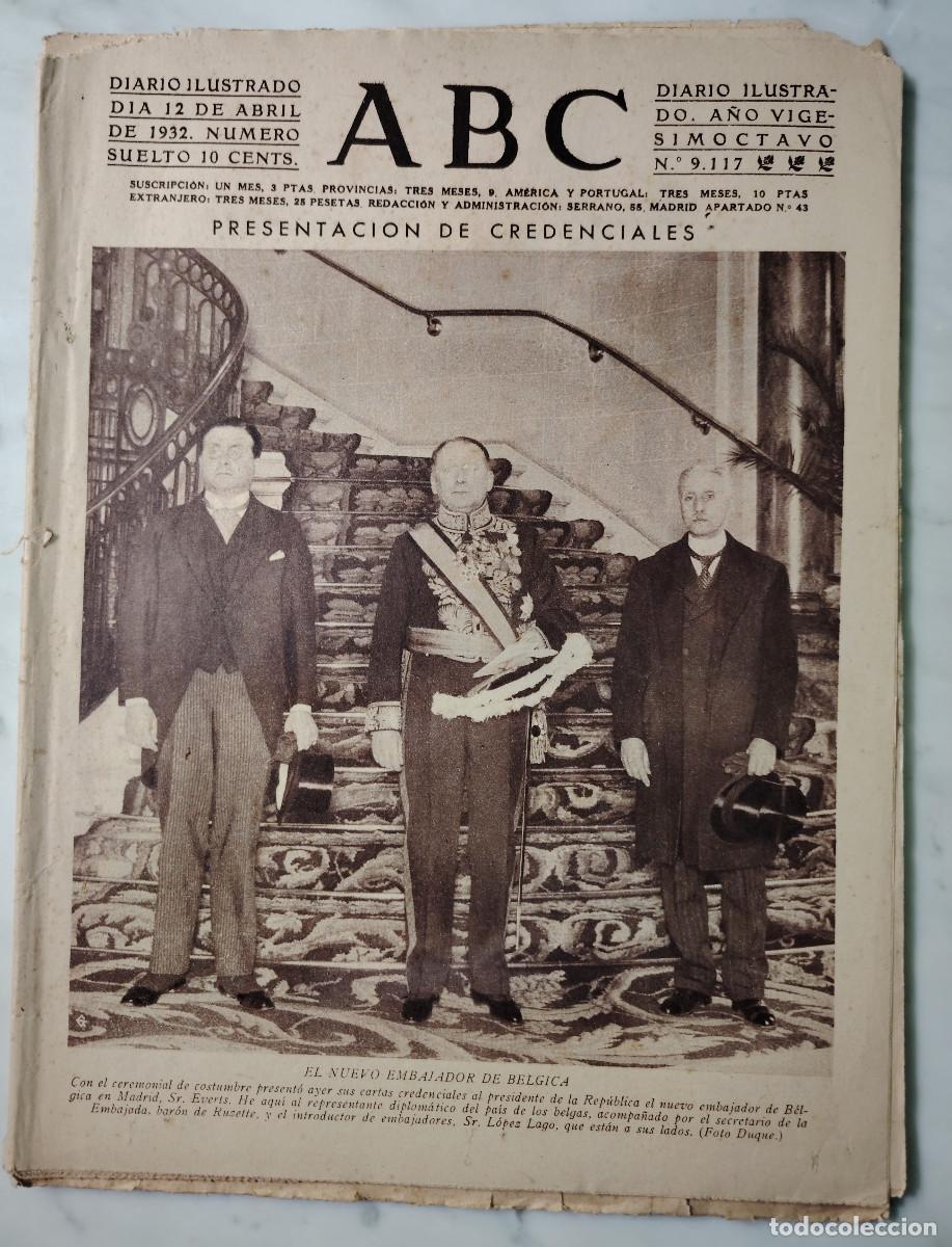 Coleccionismo de Revistas y Peri&oacute;dicos: ABC, a&ntilde;o 1932 (4 n&uacute;meros)