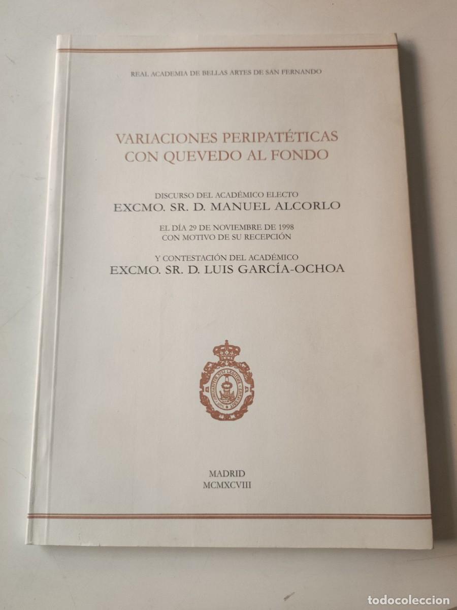 Coleccionismo de Revistas y Peri&oacute;dicos: Separata: Variaciones peripat&eacute;ticas con Quevedo al fondo.