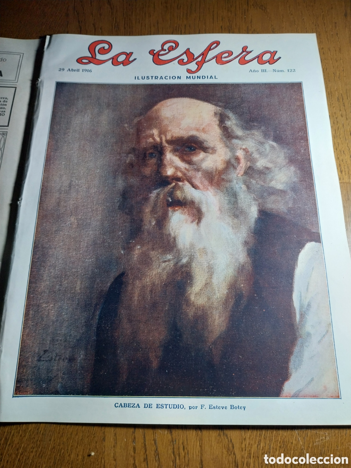 Collection Magazines and Newspapers: REVISTA 1916 EL CASTILLO DE ZAMORA. ASTURIAS EL PONTON. VISTA DE SEVILLA.CONCHA ESPINA.TIPO MURCIANO