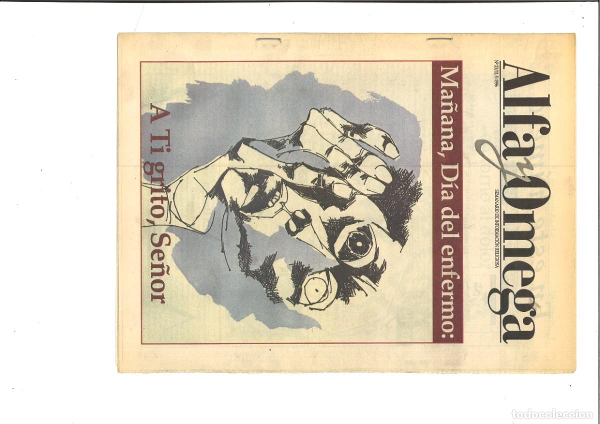 Collectionnisme de Revues et Journaux: ALFA Y OMEGA. SEMANARIO DE INFORMACION RELIGIOSA. LOTE 10 NUMEROS
