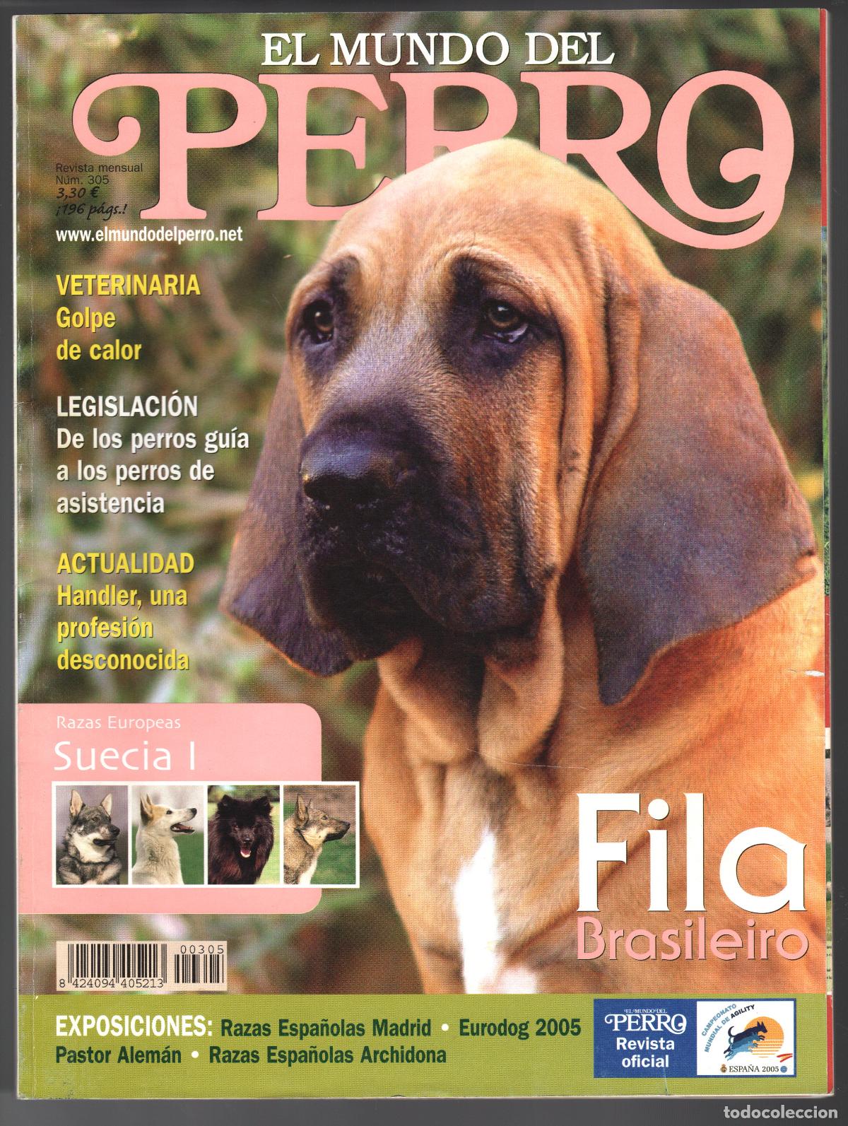 Coleccionismo de Revistas y Peri&oacute;dicos: REVISTA EL MUNDO DEL PERRO N&ordm; 305 - FILA BRASILEIRO