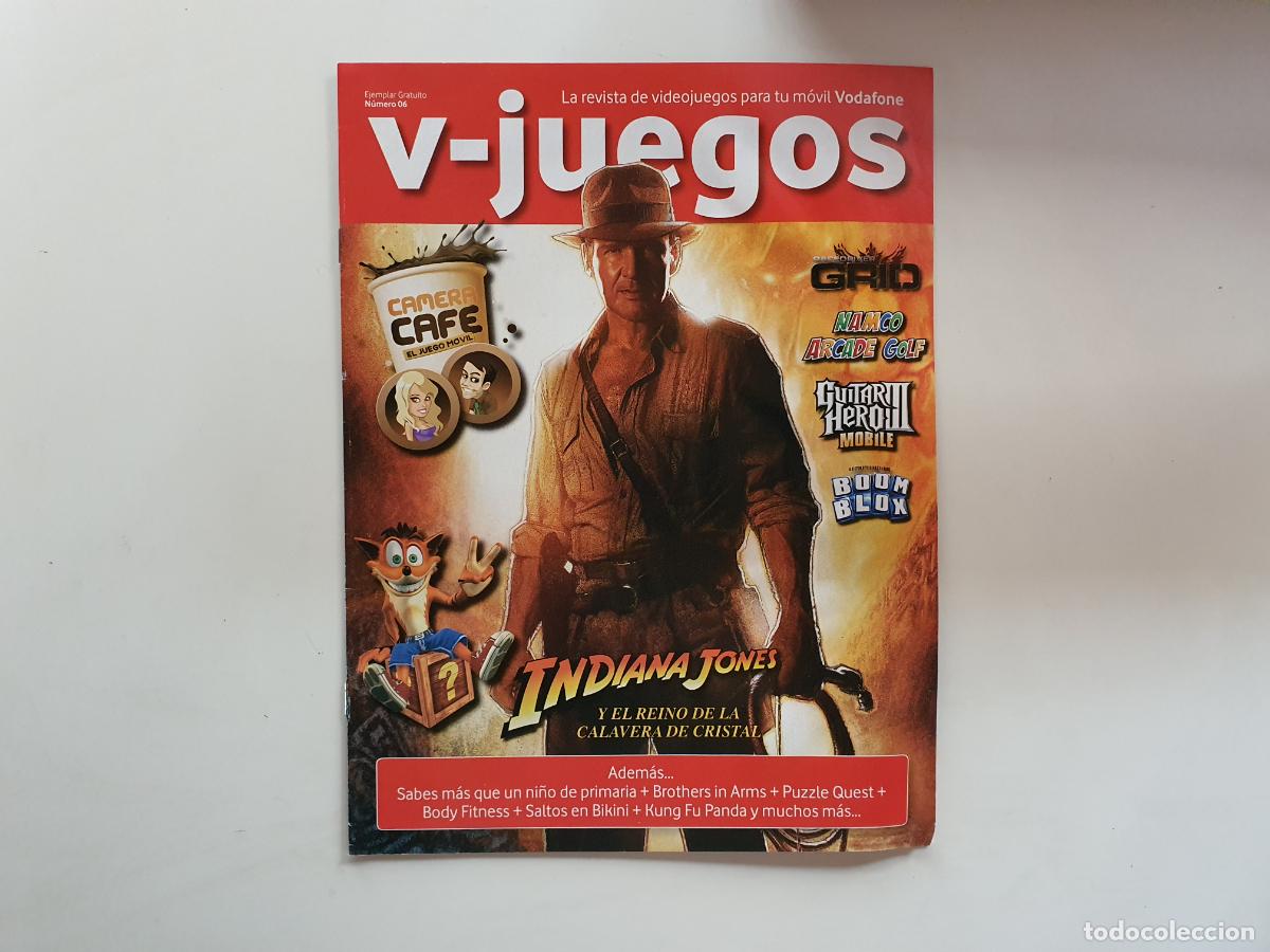 Collection Magazines and Newspapers: REVISTA VIDEOJUEGOS JUEGOS - V-JUEGOS - LA REVISTA DE VIEDEOJUEGOS PARA TU MOVIL VODADONE - N&ordm; 6