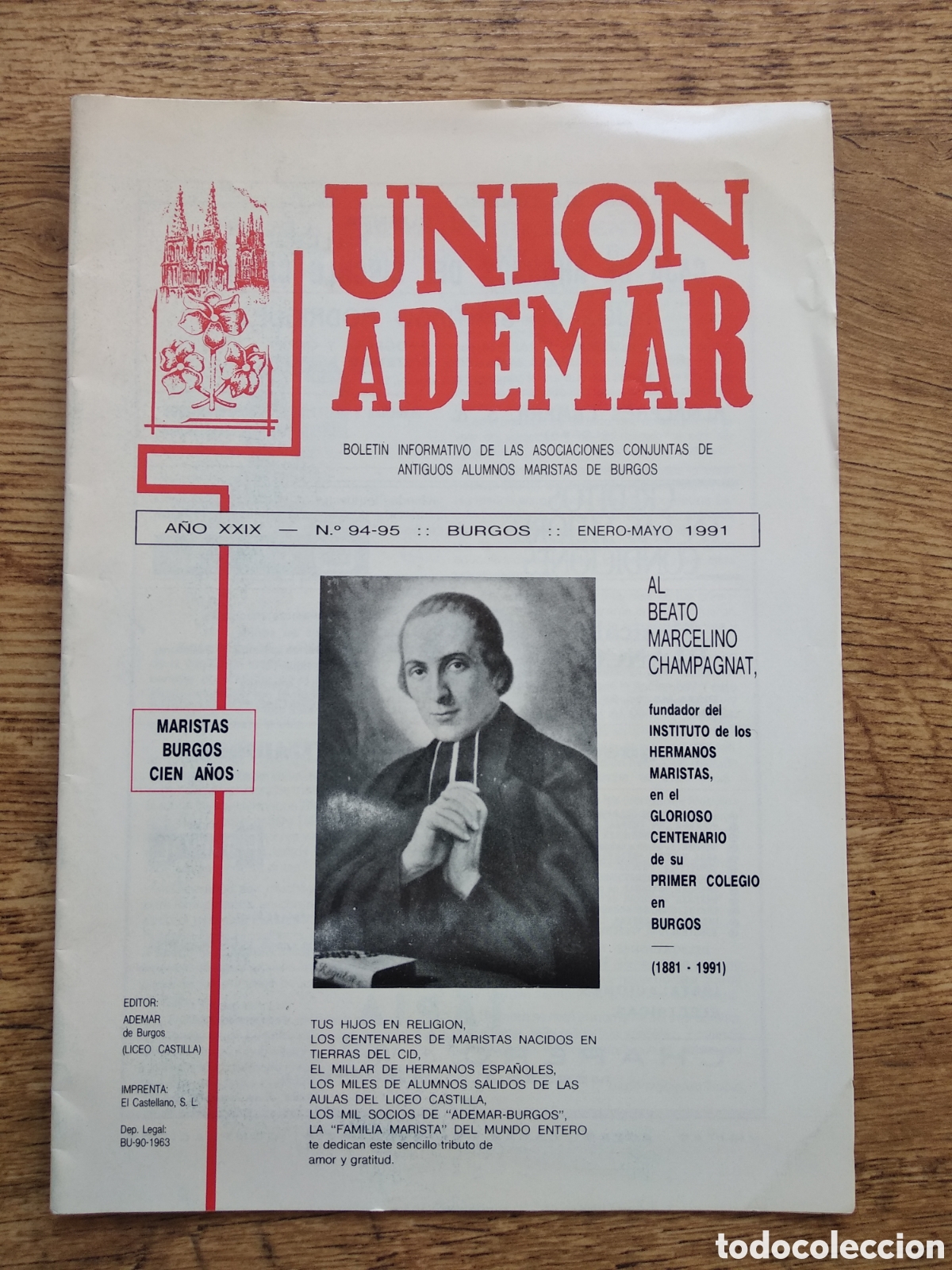 Collection Magazines and Newspapers: Revista Uni&oacute;n Ademar Burgos , Liceo Castilla , Maristas 1991