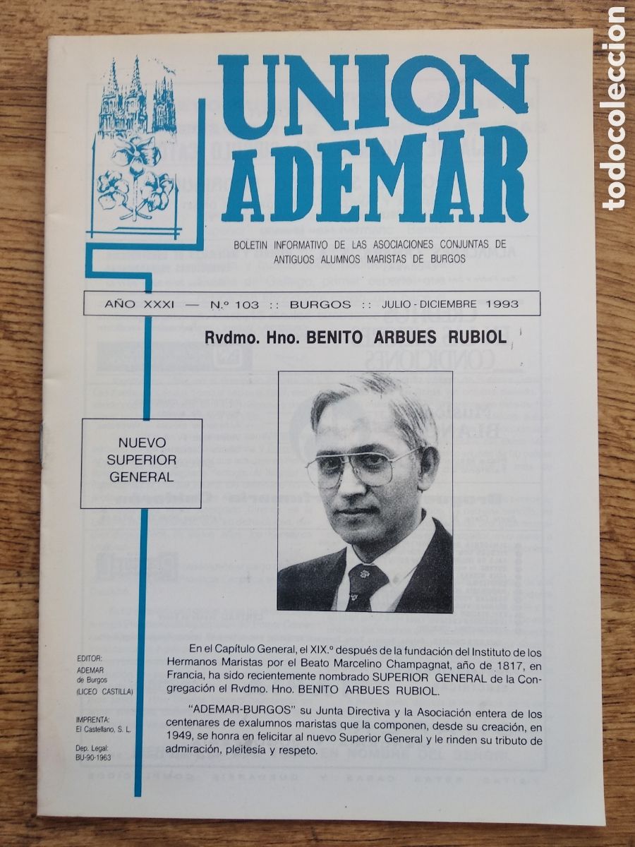 Collection Magazines and Newspapers: Revista Uni&oacute;n Ademar Burgos , Liceo Castilla , Maristas 1993