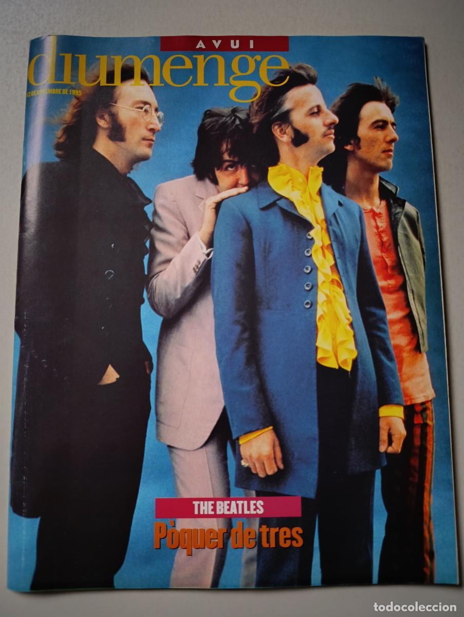 Coleccionismo de Revistas y Peri&oacute;dicos: Revista AVUI DIUMENGE 12 noviembre 1995 The Beatles Pocahontas Disney V&iacute;ctor Guerrero