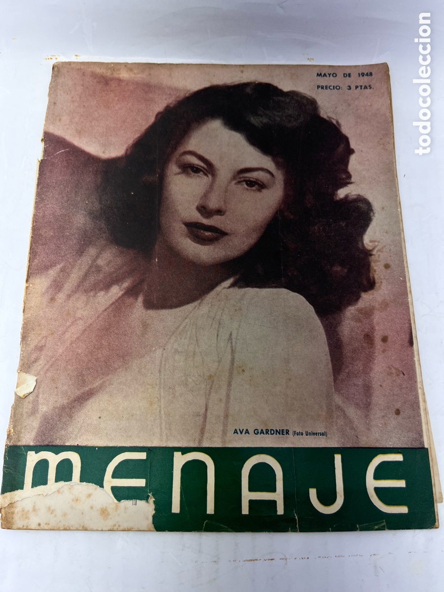 Collezionismo di Riviste e Giornali: Revista MENAJE - n&ordm;209 - mayo de 1948