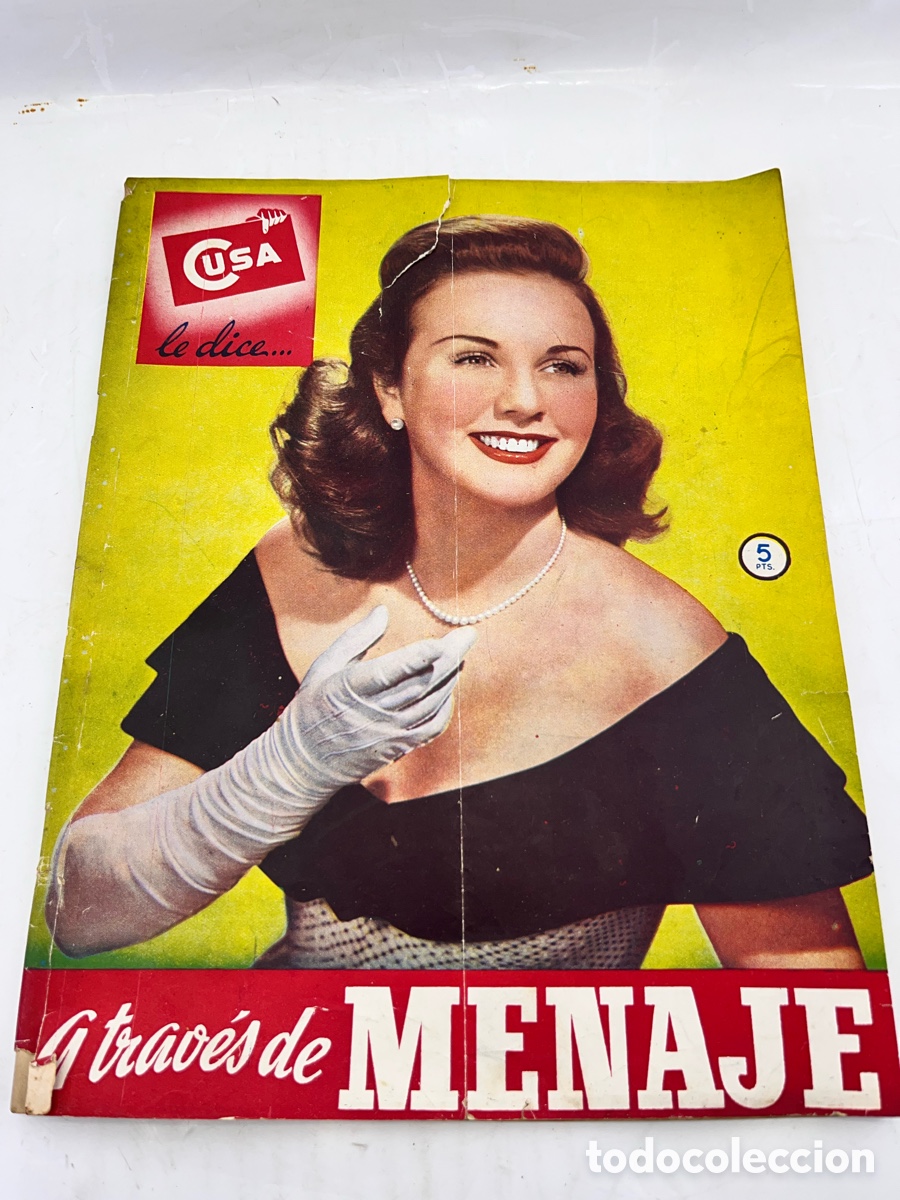 Collezionismo di Riviste e Giornali: Revista MENAJE n&ordm;216 de enero 1949