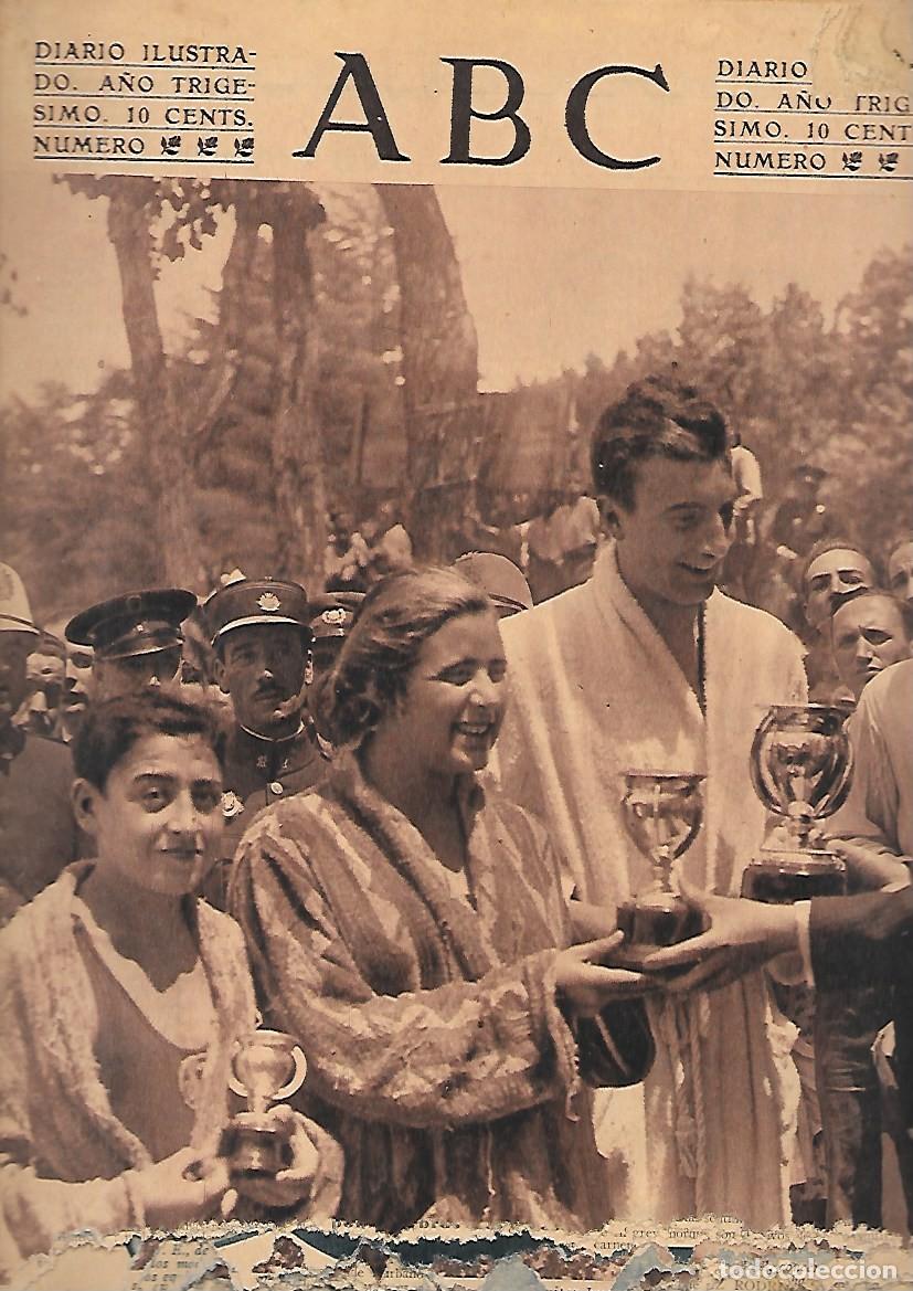 Coleccionismo de Revistas y Peri&oacute;dicos: PERIODICO ABC MADRID-SEVILLA 27 DE JUNIO DE 1934 N&ordm;9700 .A-ABC-0473