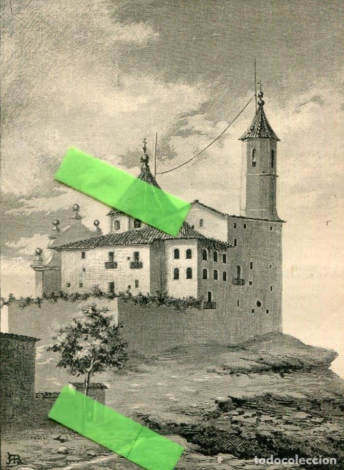 Collectionnisme de Revues et Journaux: REVISTA A&Ntilde;O 1892 ILUSTRACION DEL SANTUARIO DE LA VIRGEN DE LA GLEVA SANT HIPOLIT DE VOLTREGA