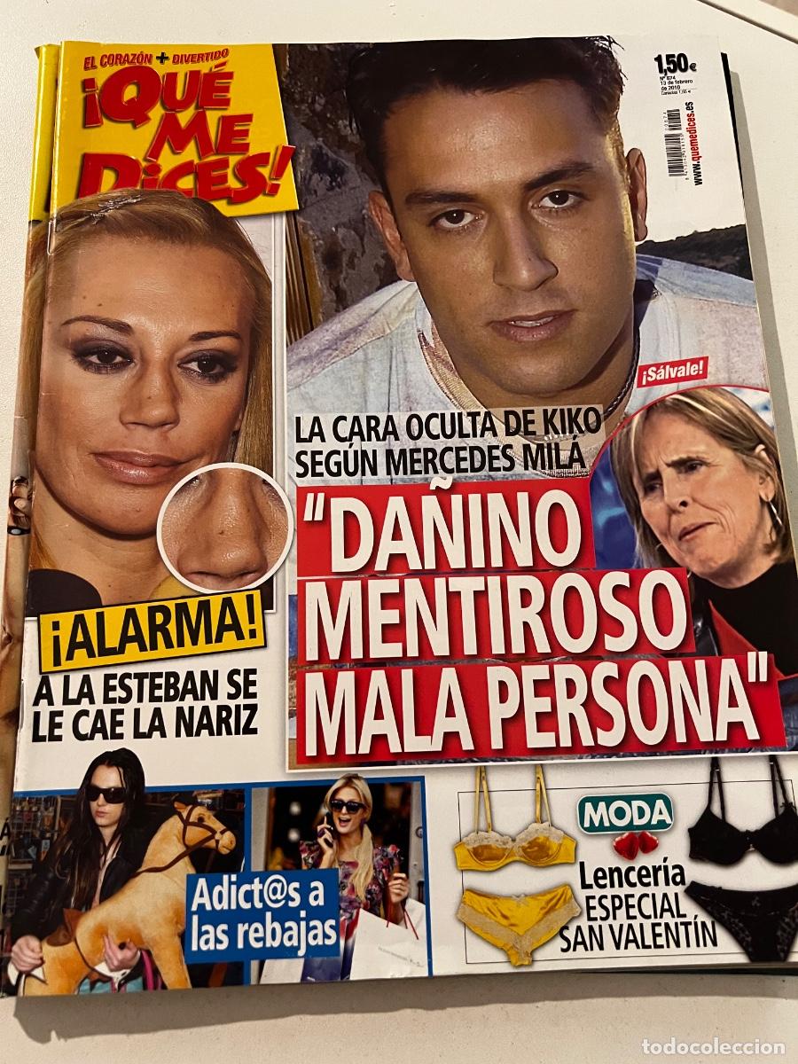 Coleccionismo de revistas y peri&oacute;dicos: QUE ME DICES. N&deg; 674. FEBRERO 2010. LA CARA OCULTA DE KIKO SEG&Uacute;N MERCEDES MILA.