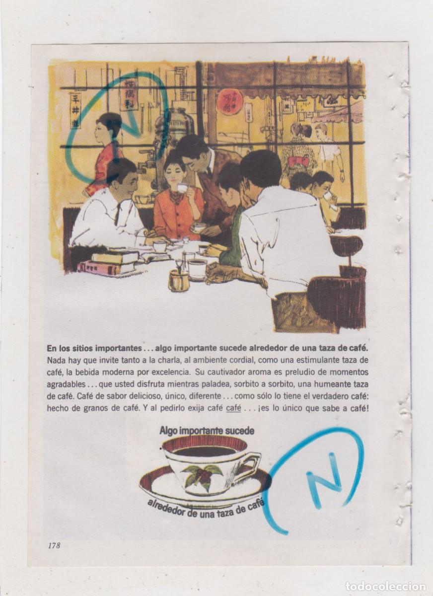 Coleccionismo de revistas y peri&oacute;dicos: PUBLICIDAD T 1963. ANUNCIO CAMPA&Ntilde;A PROMOCION DEL CAFE + HYTASA. LANA SEVILLANA SPORT (REVERSO)