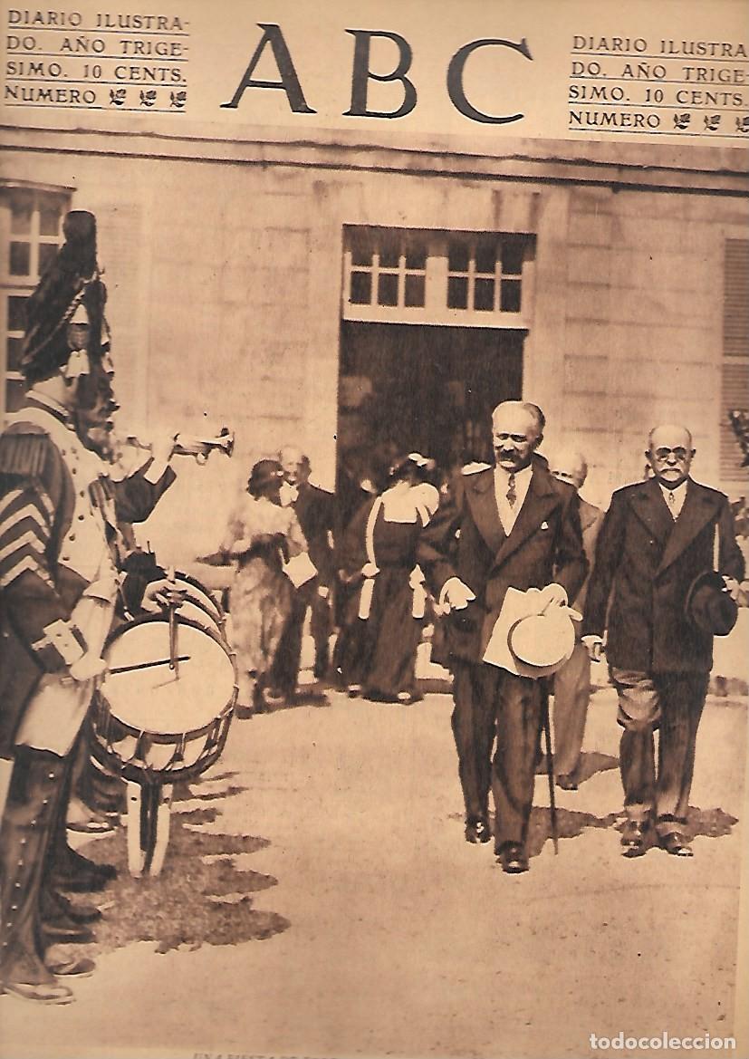 Coleccionismo de Revistas y Peri&oacute;dicos: PERIODICO ABC MADRID-SEVILLA 17 DE JULIO DE 1934 N&ordm;9717 FIESTA EN LA MALMAISON.A-ABC-0493