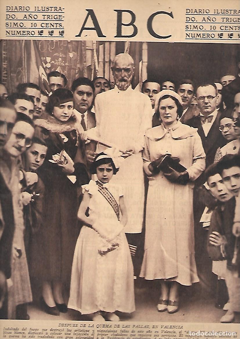 Coleccionismo de Revistas y Peri&oacute;dicos: PERIODICO ABC MADRID-SEVILLA 29 DE MARZO DE 1934 N&ordm;9633.A-ABC-0507