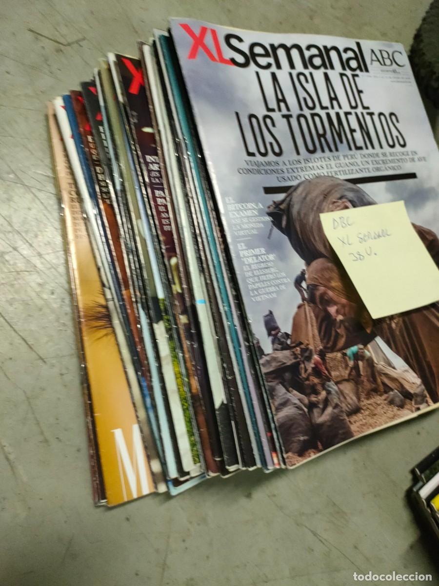 Coleccionismo de Revistas y Peri&oacute;dicos: XL Semanal. ABC. Lote de 38 revistas.