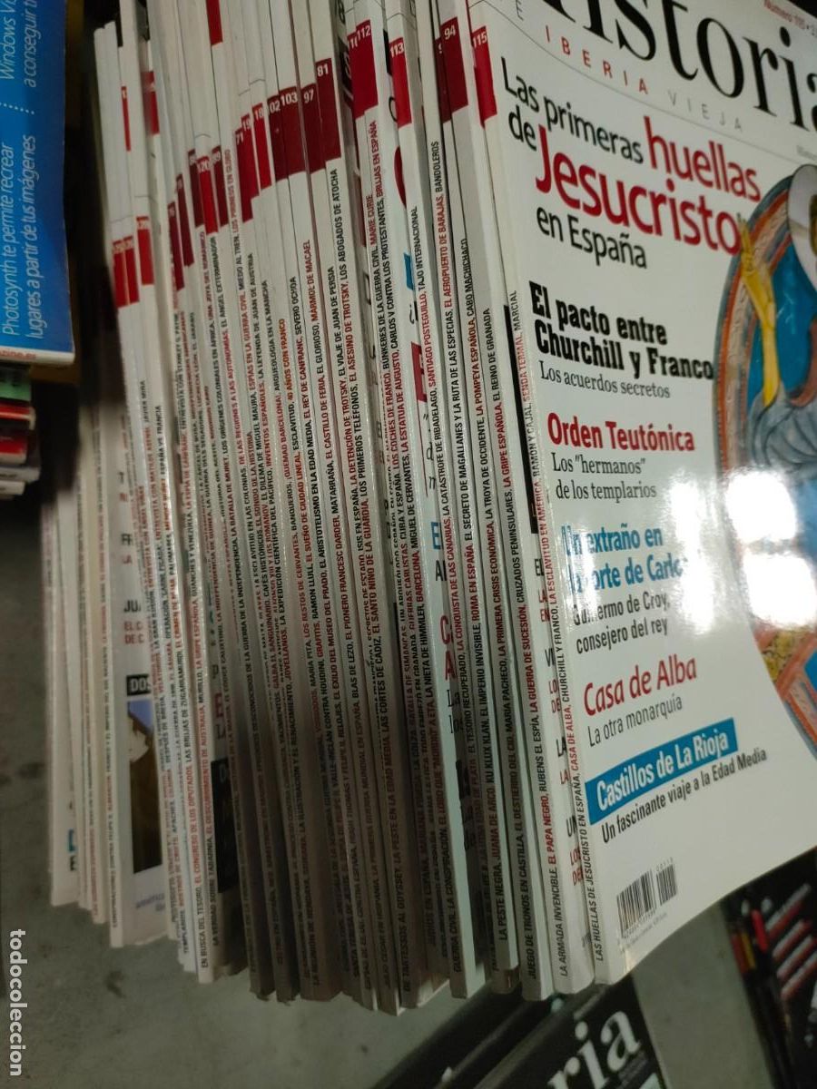 Collectionnisme de Revues et Journaux: HISTORIA DE IBERIA VIEJA. Gran Lote de 100 Revistas nuevas. incluido extras Tipo tomo.