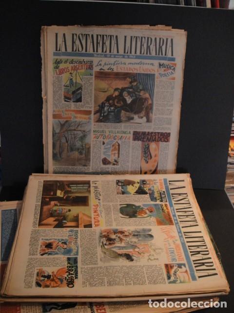 Coleccionismo de revistas y peri&oacute;dicos: la estafeta literaria , lote de 27 numeros 1&ordf; epoca