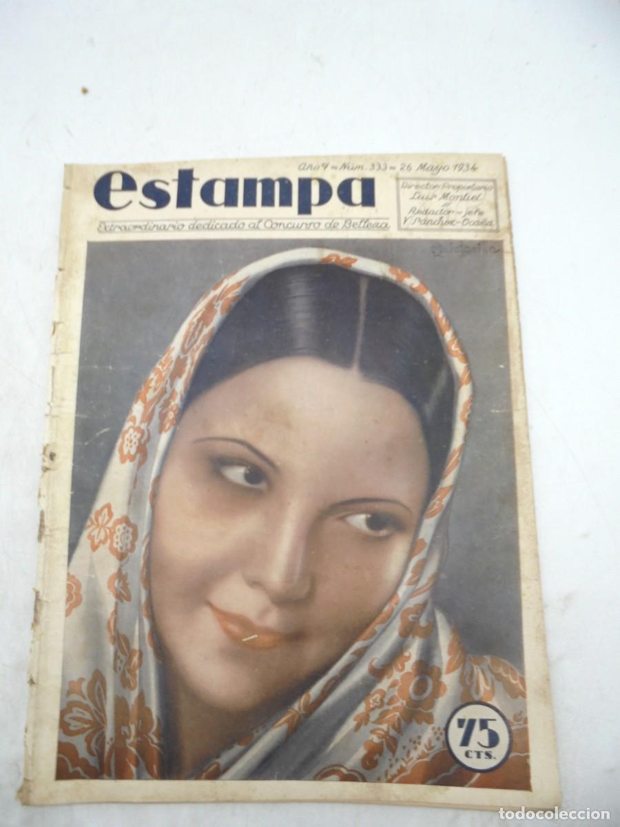 Coleccionismo de Revistas y Peri&oacute;dicos: ESTAMPA. REVISTA GRAFICA. A&Ntilde;O 7. N&ordm; 333. 26 MAY. 1934. EXTRAORDINARIO DEDICADO AL CONCURSO DE..LEER.