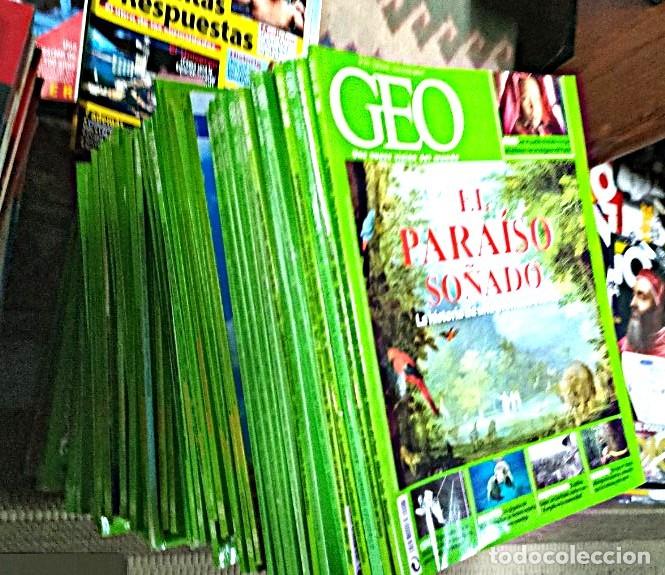 Coleccionismo de revistas y peri&oacute;dicos: GEO. Una nueva vision del mundo.. lote 71 revistas tipo tomo. Impecables