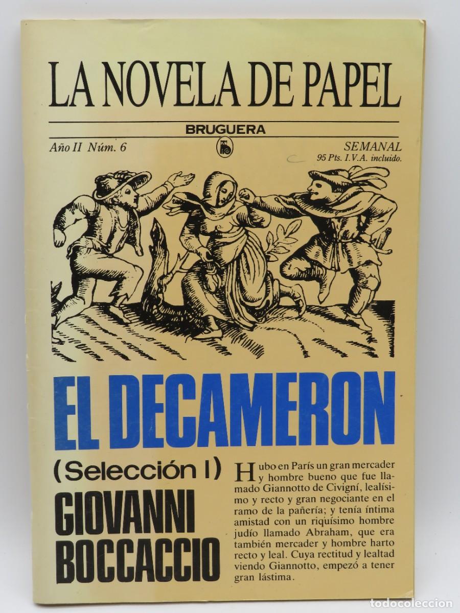 Coleccionismo de revistas y peri&oacute;dicos: LA NOVELA DE PAPEL - BRUGUERA - BRUGUERA A&Ntilde;O II N&ordm; 6 EL DECAMERON