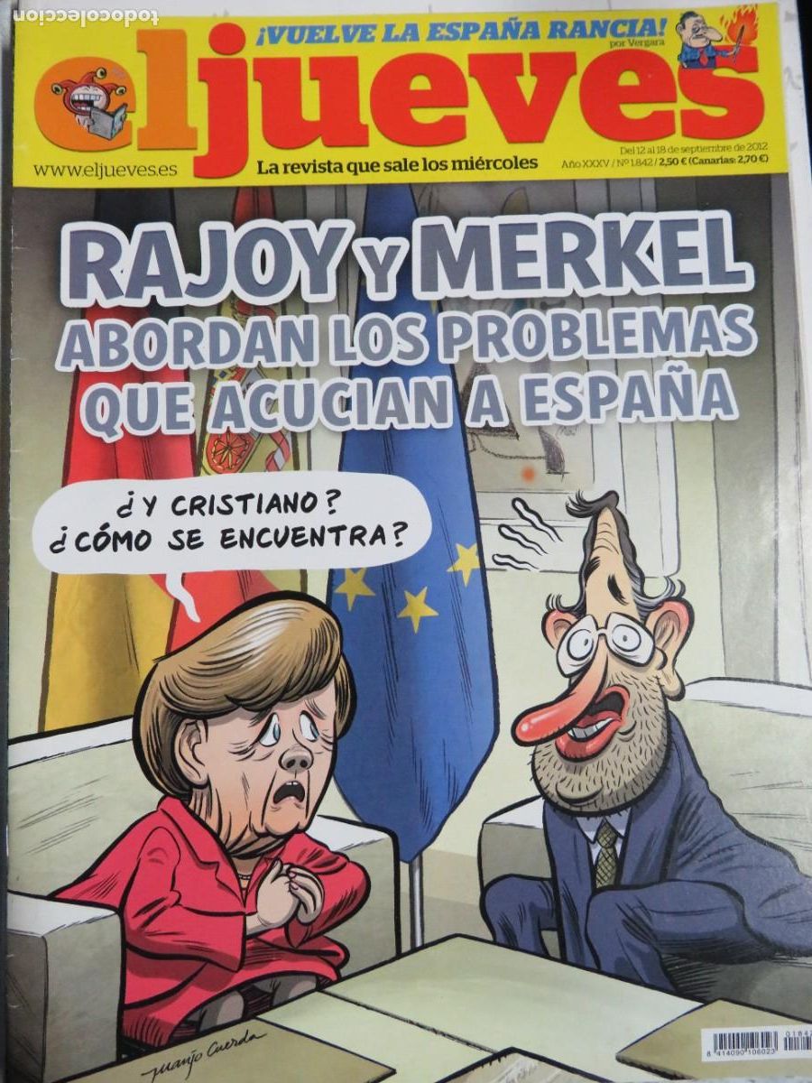 Coleccionismo de revistas y peri&oacute;dicos: EL JUEVES LA REVISTA QUE SALE LOS MIERCOLES N&ordm;1842