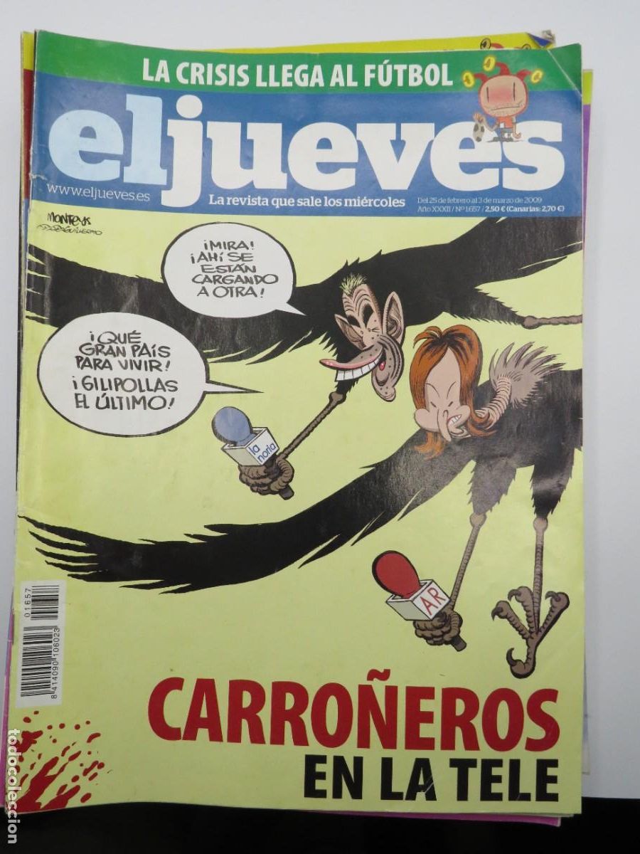 Coleccionismo de revistas y peri&oacute;dicos: EL JUEVES LA REVISTA QUE SALE LOS MIERCOLES N&ordm;1657
