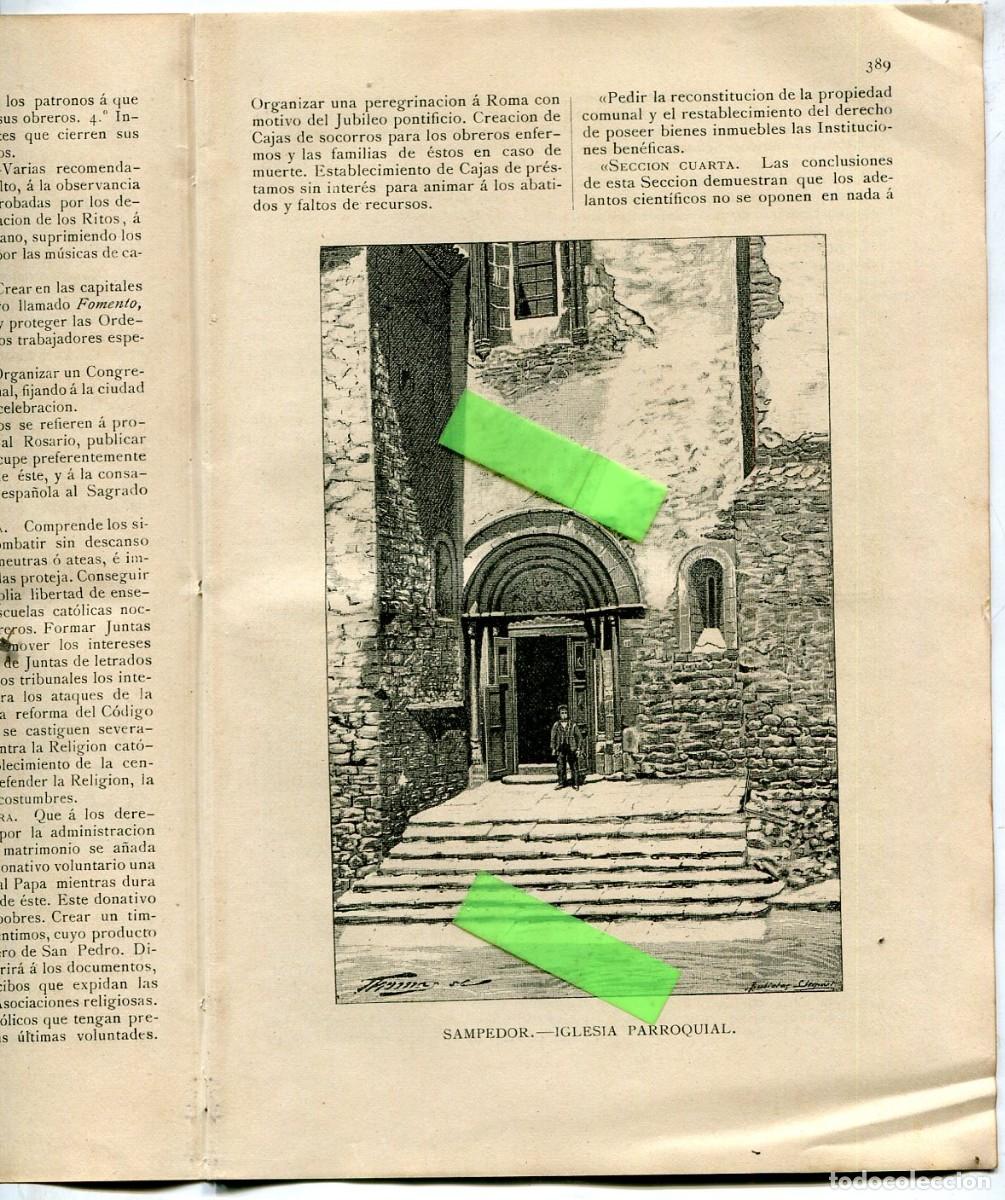 Collezionismo di Riviste e Giornali: REVISTA A&Ntilde;O 1892 ILUSTRACIONES DE SANTPEDOR CASA DEL TIMBALER DEL BRUC
