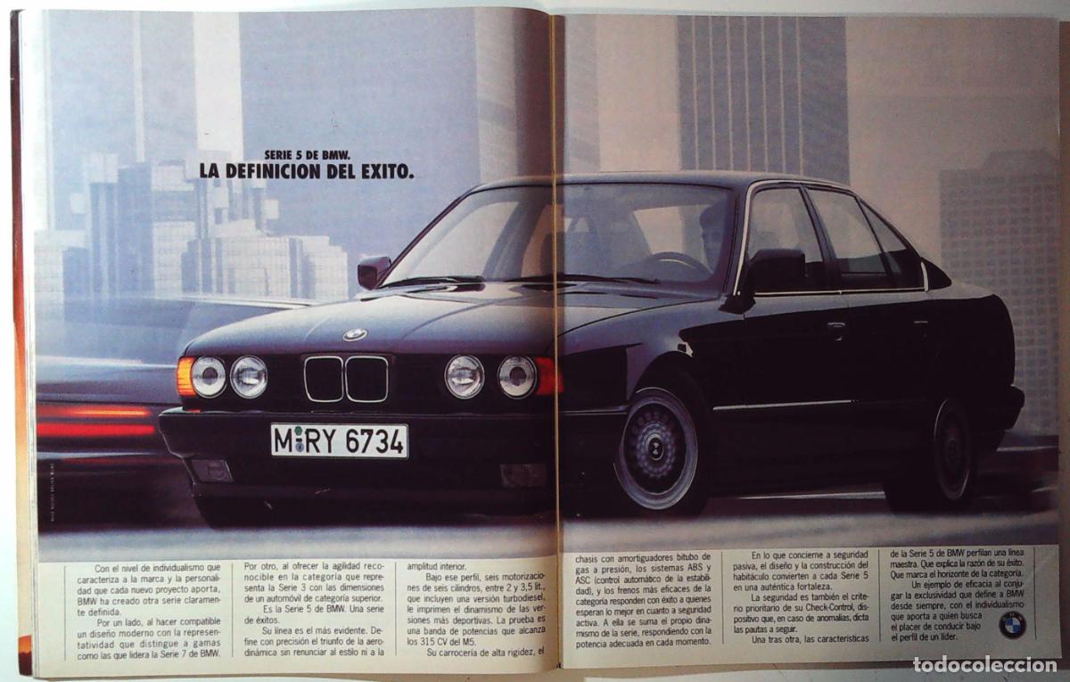 Coleccionismo de Revistas y Peri&oacute;dicos: BMW SERIE 5 ANUNCIO PUBLICIDAD